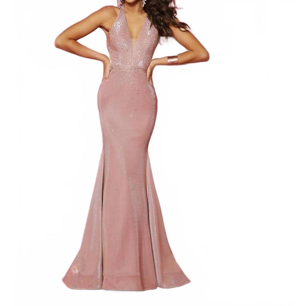 NEW 2CUTE prom dress in rose gold